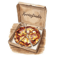 Pizza Recept Sticker by KovászTündér