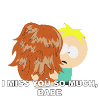 Miss You Sticker by South Park