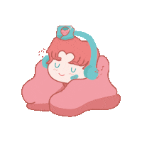 irreart sleep sleepy musica rest Sticker