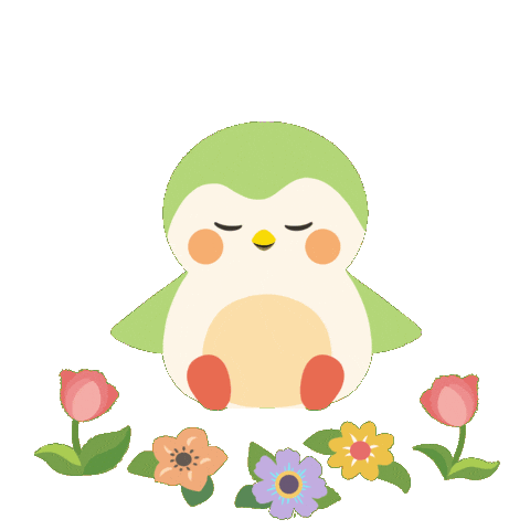 Summer Penguin Sticker by Finch Care
