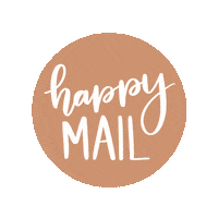 lizzieandlo happy mail package happy mail Sticker
