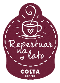 Flat White Latte Sticker by Costa Coffee Polska