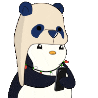 Social Media Text Sticker by Pudgy Penguins