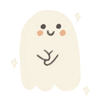Halloween Ghost Sticker