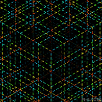 pislices loop rainbow 3d trippy GIF