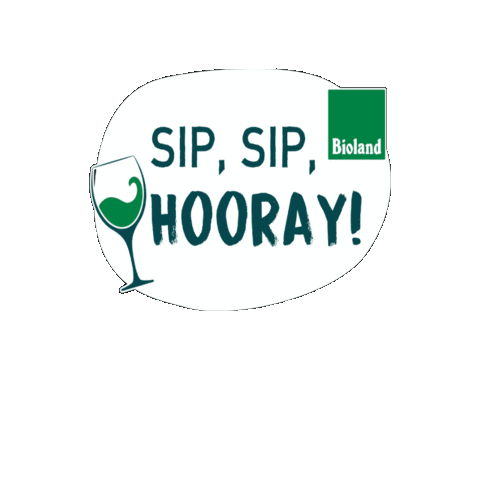 Party Wine Sticker by Bioland e.V.