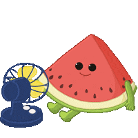 Melting Heat Wave Sticker