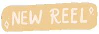 New Post Lettering Sticker