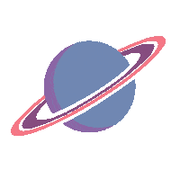 Space Planet Sticker