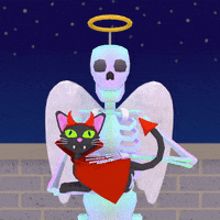 cat halloween GIF by jjjjjohn