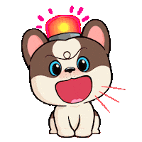 Fun Warning Sticker by UpStudiosWorld