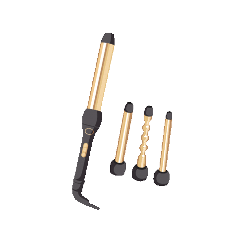 razzldazzlhair gold hairstyles hair goals hair tools Sticker