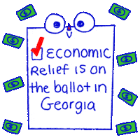 Money Georgia Sticker by Creative Courage