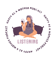New Post Podcast Sticker by Happy as a Mother