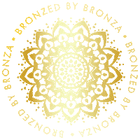 Bronza sun glow tan spray tan Sticker
