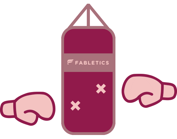fitness workout Sticker by Fabletics