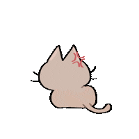 Nianko cat angry nianko Sticker