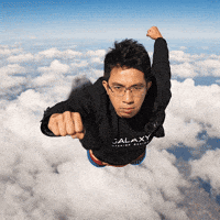 Fly Superman GIF