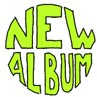 Album Record Sticker by Bent Rushmore