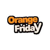 Orange Friday Sticker by Sym