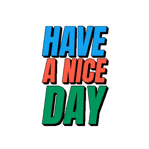 Happy Have A Nice Day Sticker by RHAD