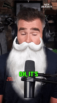 Jason Kelce Santa GIF by New Heights