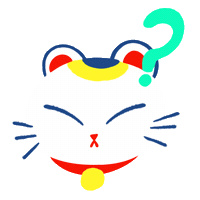 Confused Neko Sticker by Shiitake