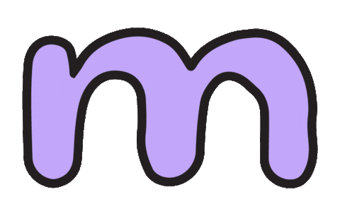A-Z M Sticker by irlrubyph