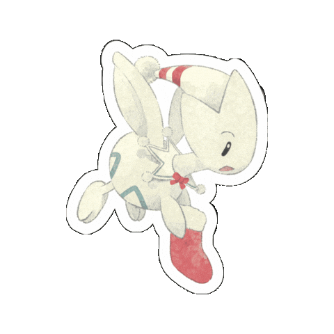 Christmas Flying Sticker by Pokémon