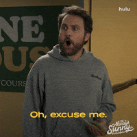 Sorry Season 17 GIF by It's Always Sunny in Philadelphia