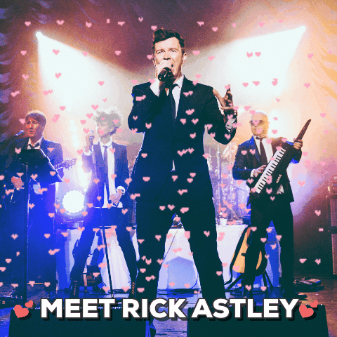 rick astley GIF by Webster Hall