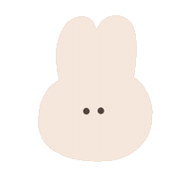 Rabbit Easter Sticker
