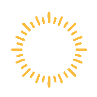 lilacpastel art illustration sun yellow Sticker