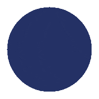 Round Bleu Sticker