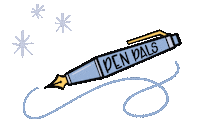 Pen Pals Sticker