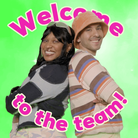 Welcome to the team!