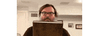 Shining Jack Black Sticker