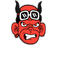 Angry Mad Bro Sticker by Zhot Shop