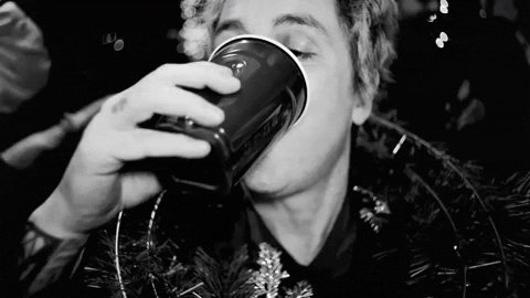 Billie Joe Armstrong Drinking GIF by Green Day