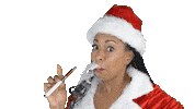 ComedianHollyLogan christmas merry christmas santa holidays Sticker
