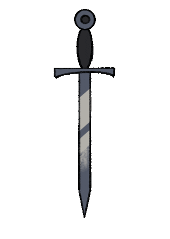Sword Sticker by carriesloane