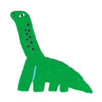 Long Neck Kids Sticker by Halcyon Nights