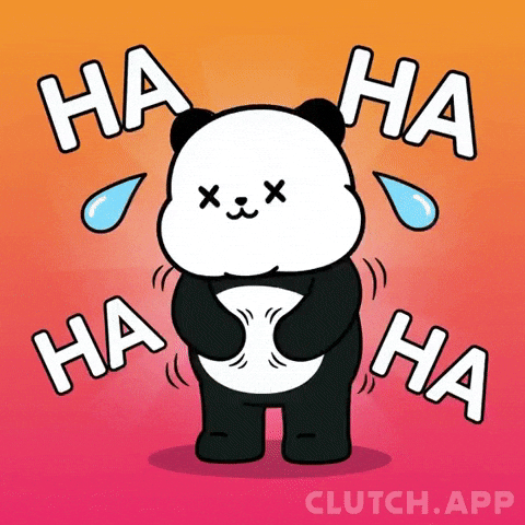 Cracking Up Laughing GIF by Kanpai Pandas