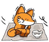 Fox Panda Sticker