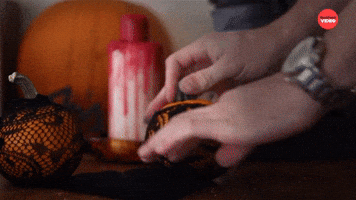 Tiny Pumpkin Black Stockings