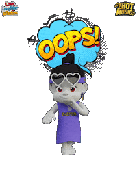 Awkward Uh Oh Sticker by Zhotcita
