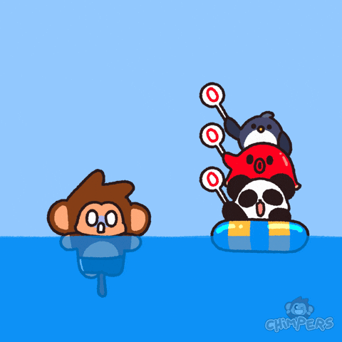 Love It Swimming GIF by Chimpers