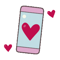 heart love Sticker by Mimi Velarde