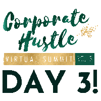 CorporateHustleU chvs chvs2021 demishia samuels corporate hustle virtual summit Sticker