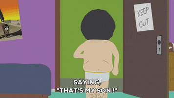 randy marsh keep out GIF by South Park 